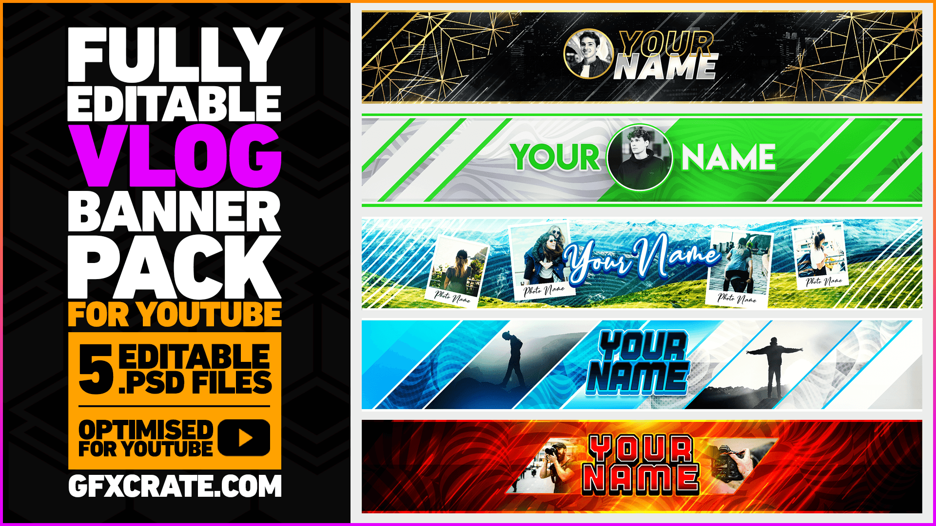Vlog Packs - GFXCRATE