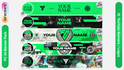 EA FC 24 Banner Pack containing 10 YouTube Banner and Logo Templates
