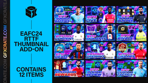 EAFC 24 RTTF YouTube Thumbnail Pack - GFXCRATE