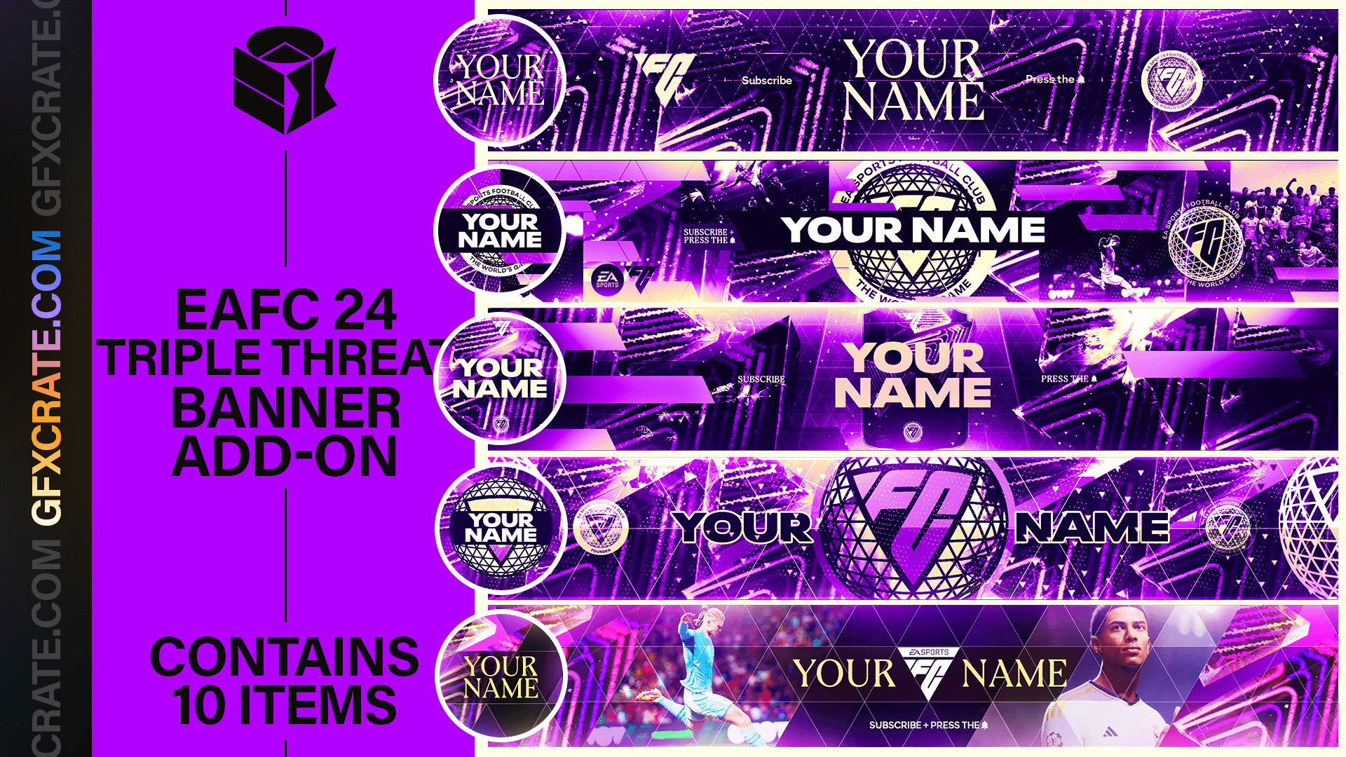 EAFC 24 Triple Threat YouTube Banner Logo Pack eafc-24-triple-threat-youtube-banner-logo-pack