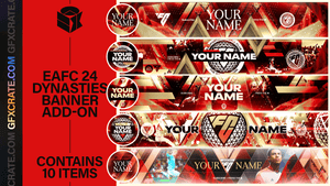 EAFC 24 Dynasties YouTube Banner & Logo Pack - GFXCRATE