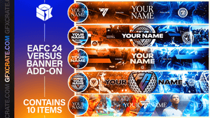 EAFC 24 Versus YouTube Banner & Logo Pack - GFXCRATE
