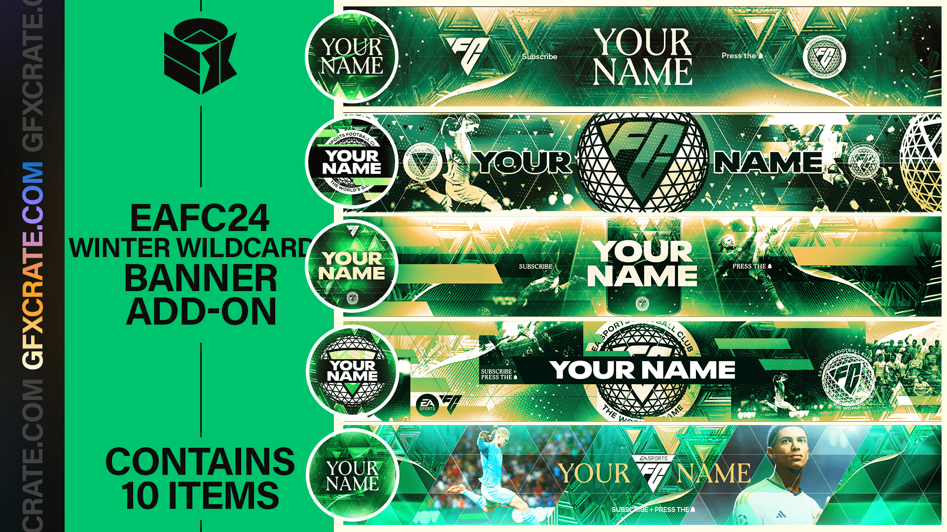 EAFC 24 Winter Wildcards YouTube Banner & Logo Pack - GFXCRATE