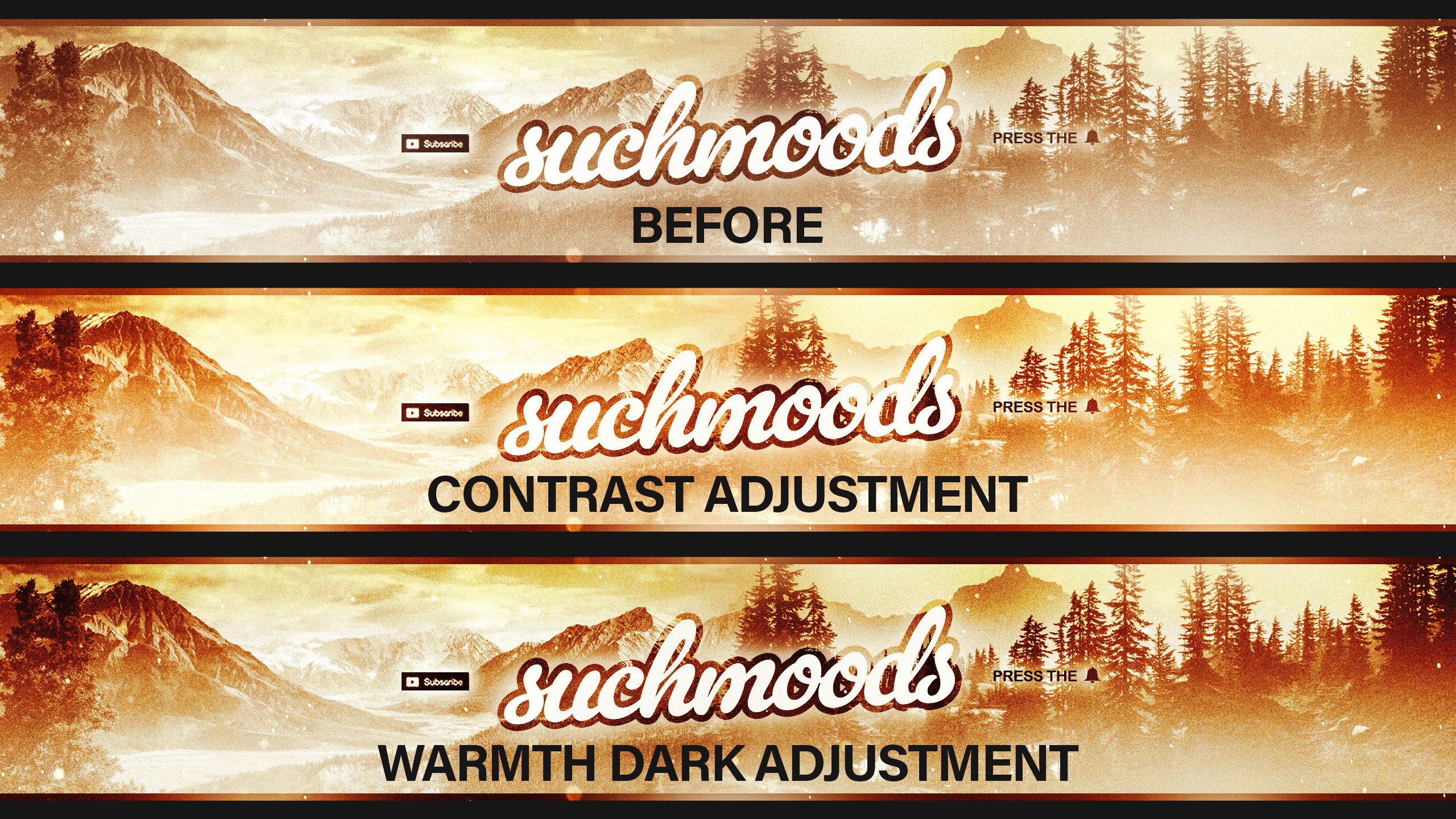 Photoshop Adjustment Layers Pack with 30 Unique Effects - GFXCRATE