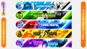 Fortnite Fully Editable YouTube Banner Pack (2023 Version)