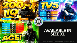 Rainbow Six Siege Fully Editable YouTube Thumbnail Pack V1 - GFXCRATE