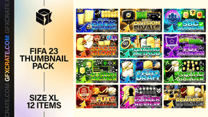 FIFA 23 YouTube Thumbnail Pack V1 - GFXCRATE