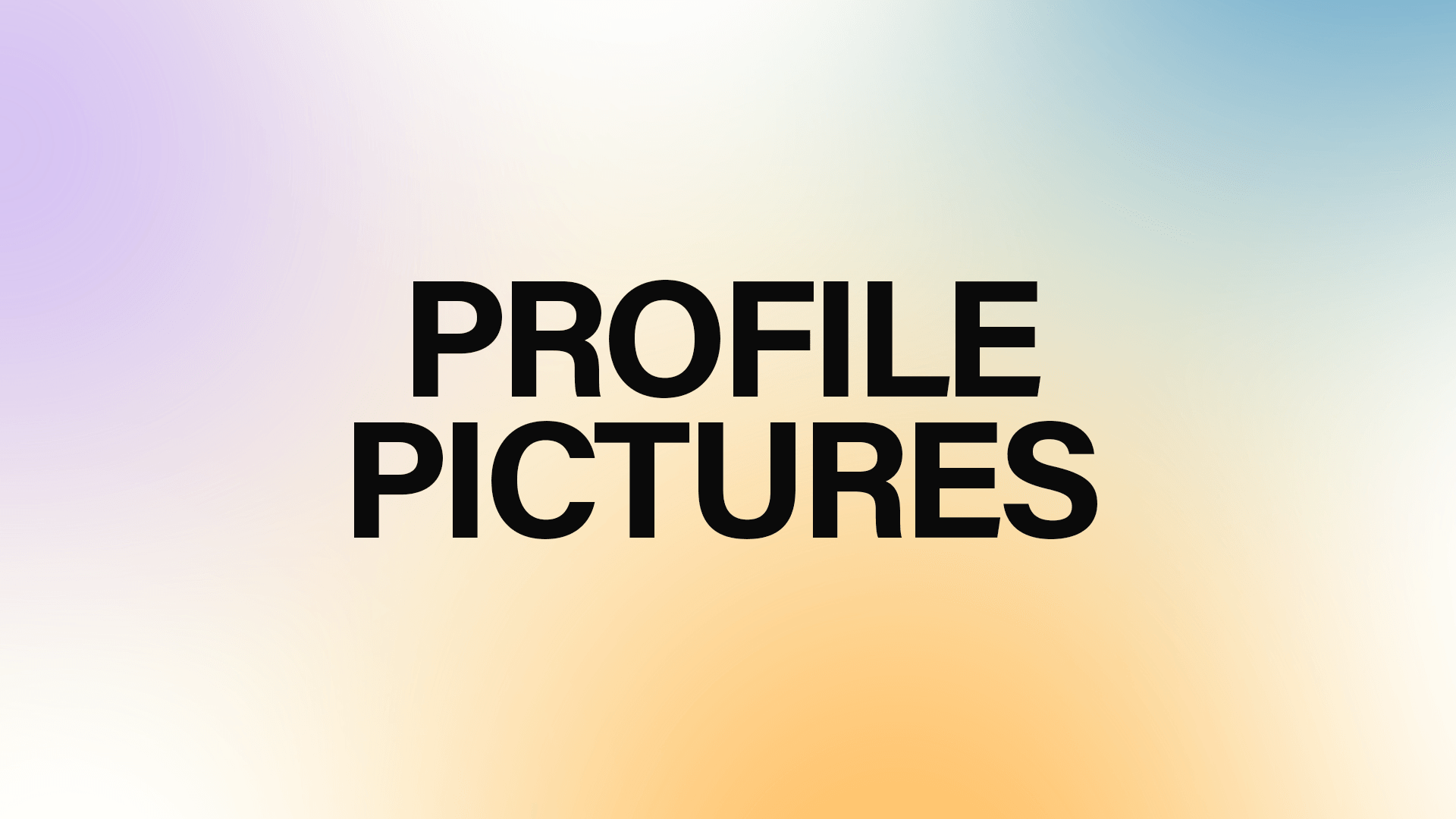 Profile Pictures - GFXCRATE
