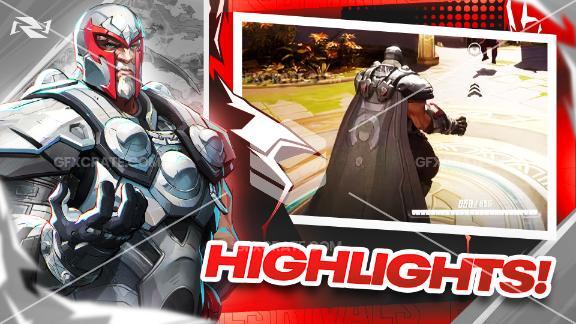 Marvel Rivals Fully Editable YouTube Thumbnail Pack V2