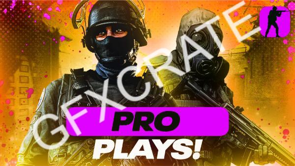 Counter Strike Fully Editable YouTube Thumbnail Pack V1 (CS:GO + CS2)