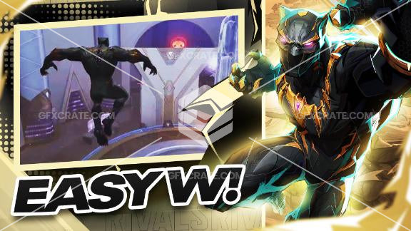 Marvel Rivals Fully Editable YouTube Thumbnails and Assets GFX Pack