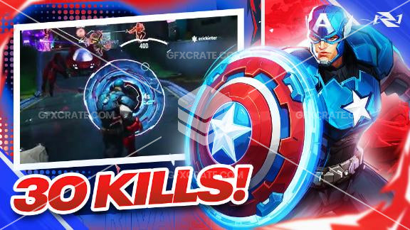 Marvel Rivals Fully Editable YouTube Thumbnails and Assets GFX Pack