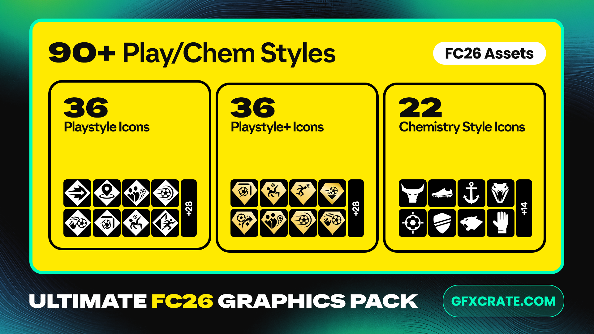 FC26 Ultimate Graphics Pack - 2,000+ GFX Assets for Designers/Creators