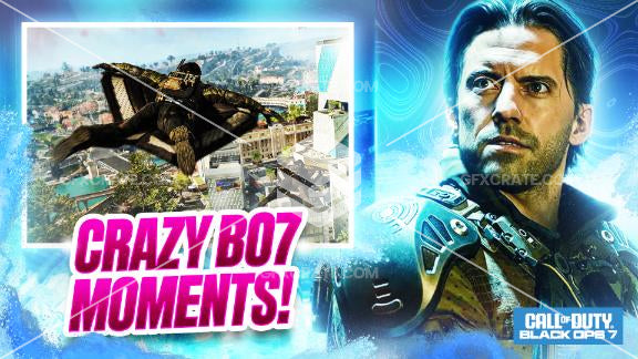 Call of Duty: Black Ops 7 (BO7) YouTube Thumbnails and Assets GFX Pack