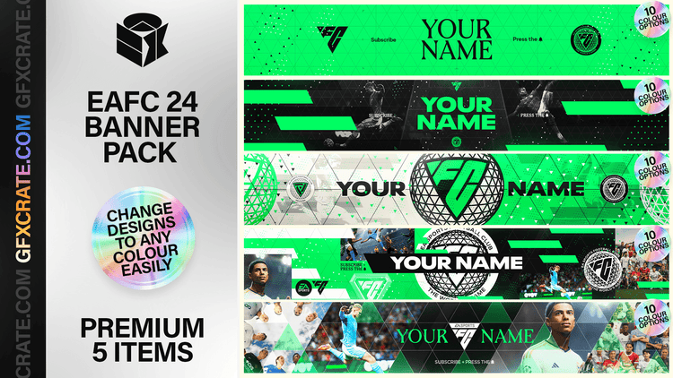 FC 24 All Promos YouTube Banner and Logo Everything Pack (250+ Banners/Logos) - GFXCRATE