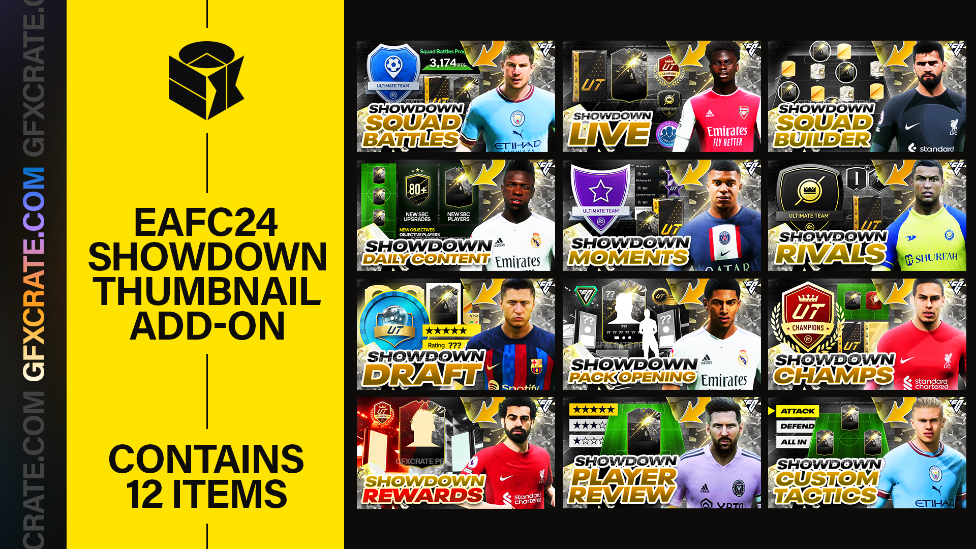 EA FC 24 Showdown Series YouTube Thumbnail Pack