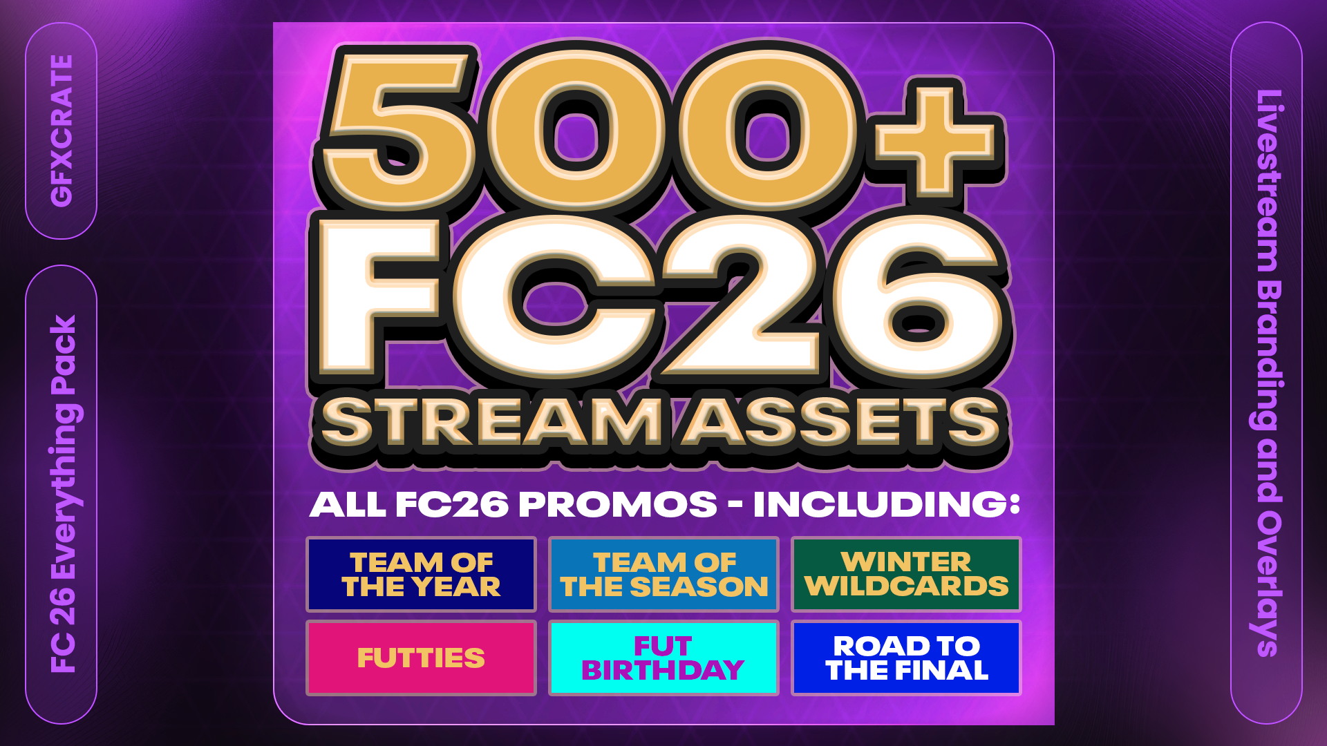 FC26 All Promos Livestream Everything Pack (500+ Items)