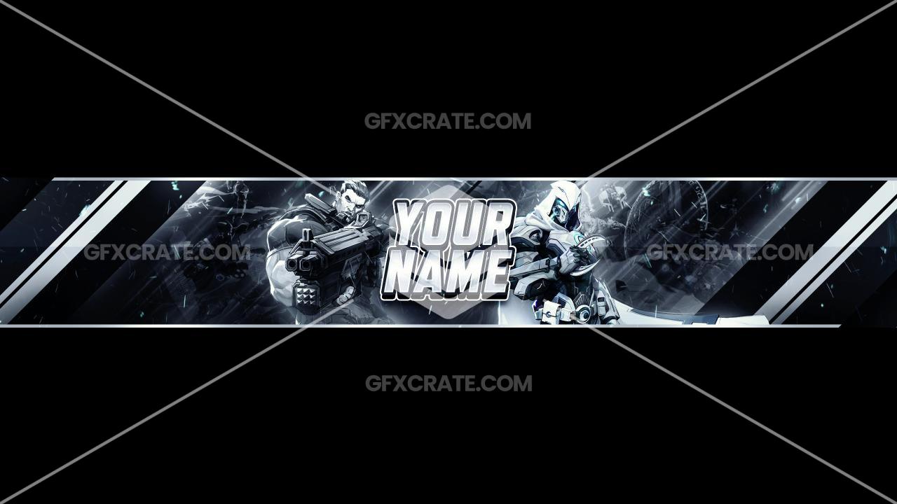 Marvel Rivals Fully Editable YouTube Banner + Logo Pack