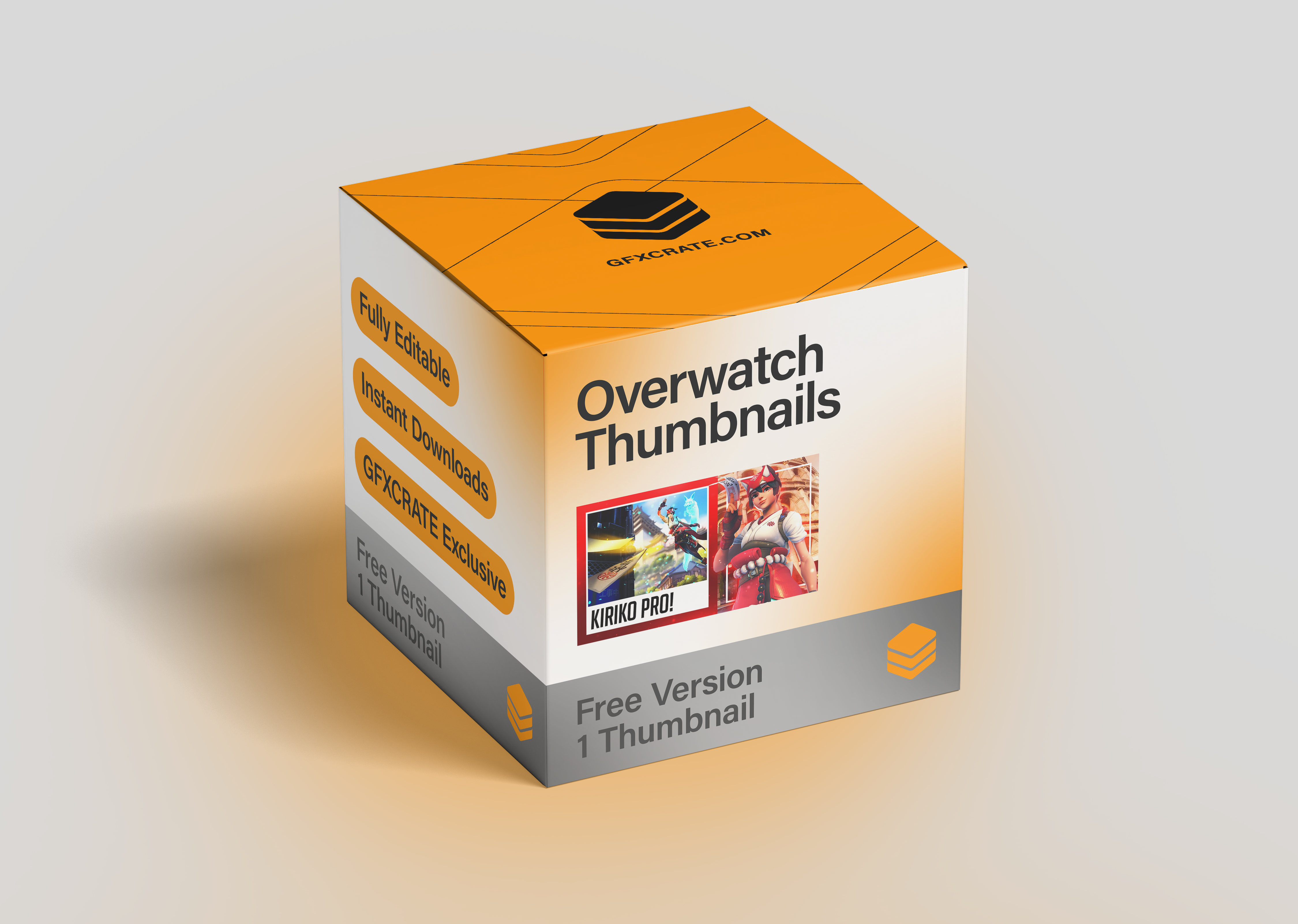 Overwatch 2 Free Editable YouTube Thumbnail Template