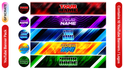 YouTube Fully Editable Banner and Logo Templates Pack 1