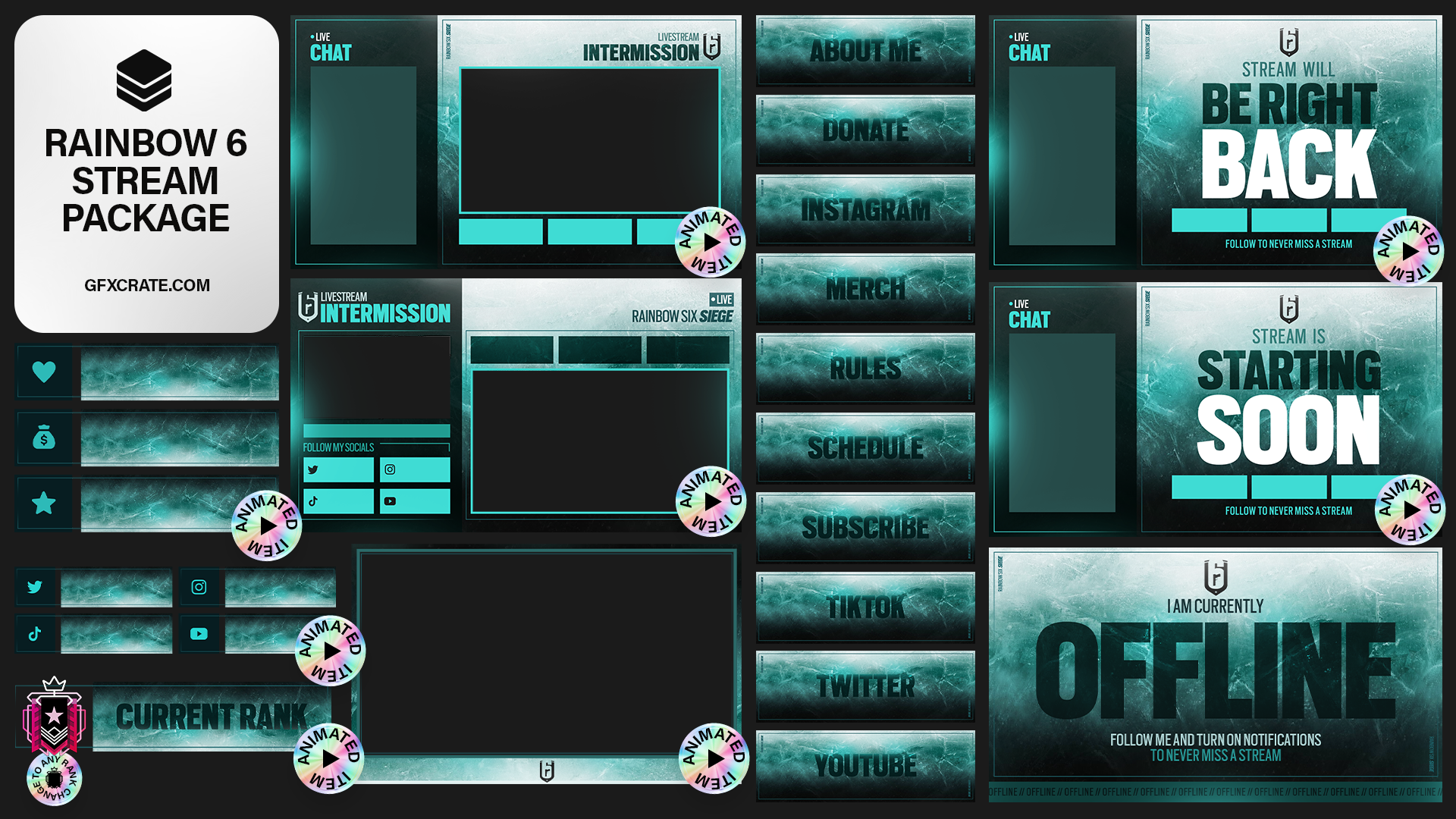 Rainbow Six Siege Ultimate Graphics Bundle (53 Files!)