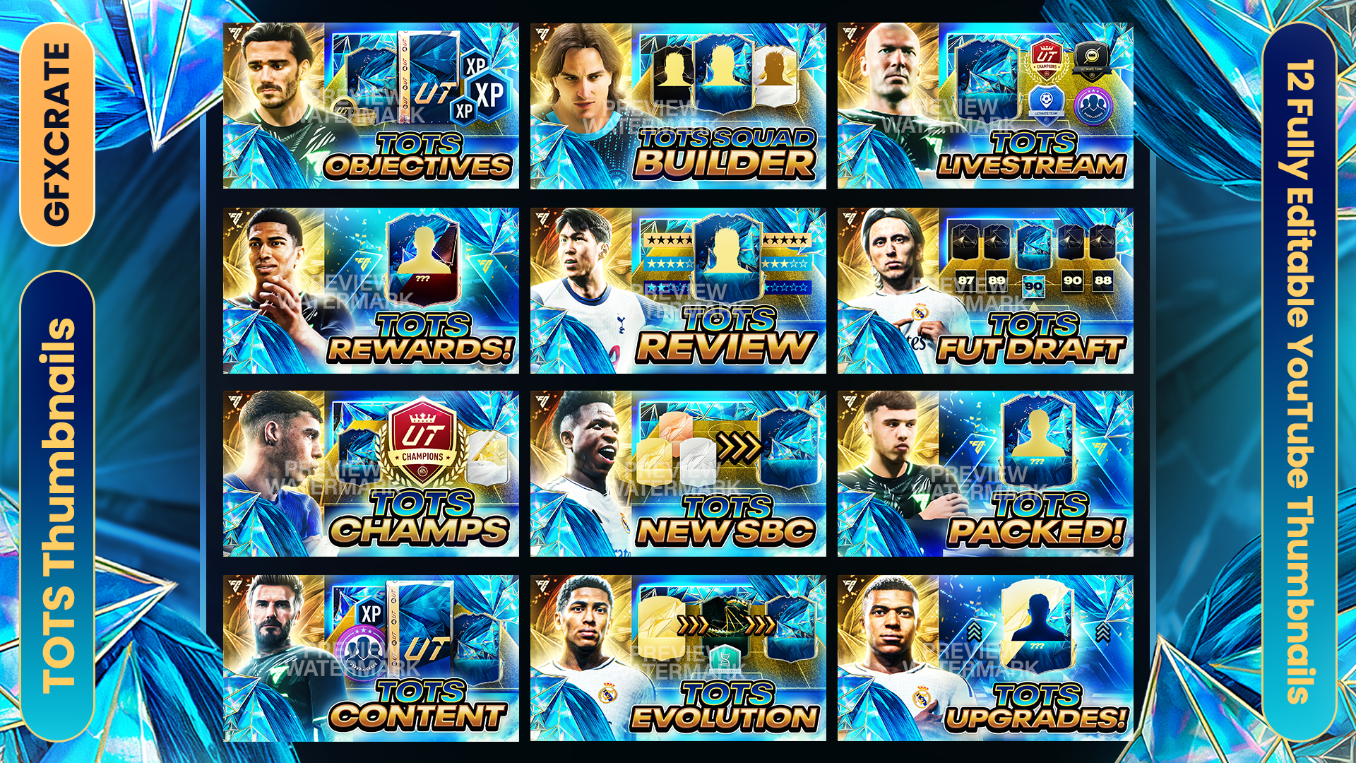 FC 25 Team of the Season YouTube Thumbnail Pack