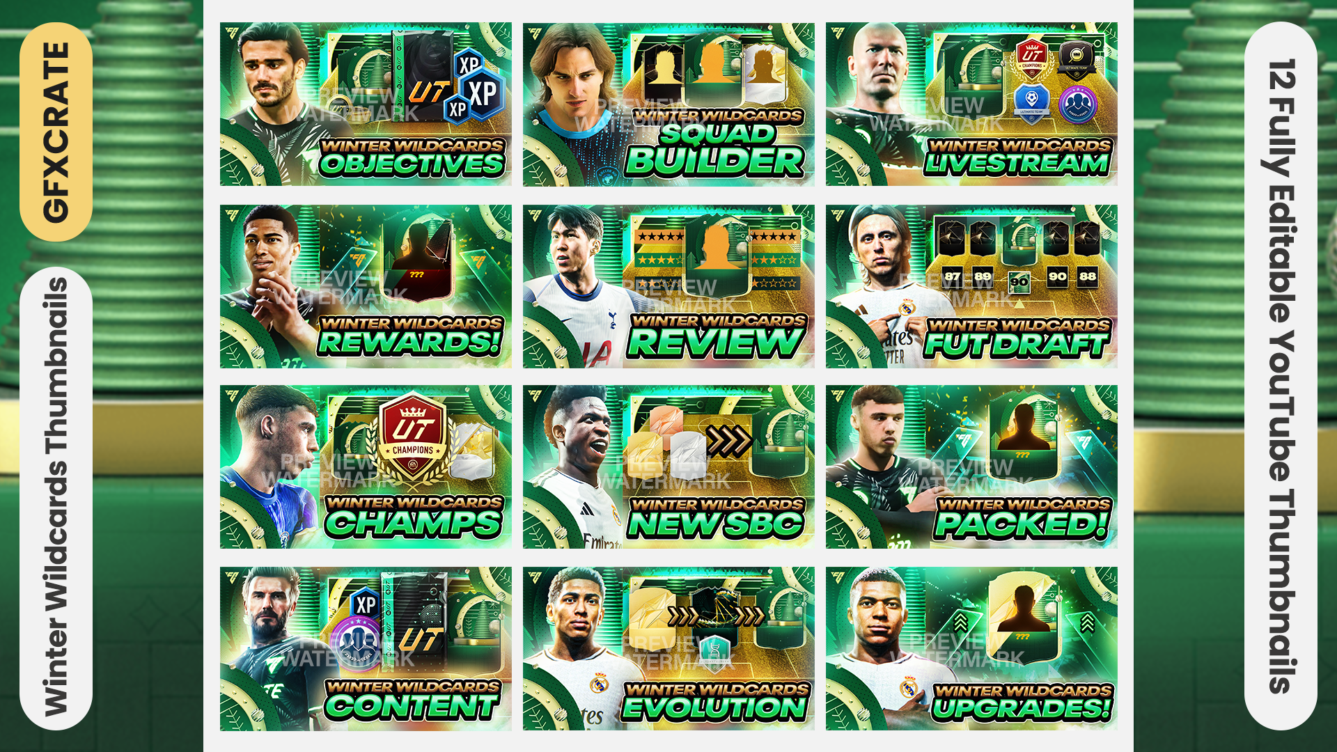 FC 25 Winter Wildcards YouTube Thumbnail Pack